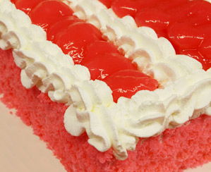 Strawberry Bavarian Cake